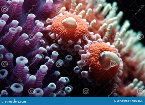 Yellow Sea Pen! This Remarkable Anthozoan Displays Exquisite Tentacles For Capturing Tiny Organisms From Passing Currents